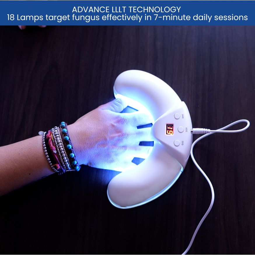 Nail Light Pro 2.0 - Eliminates fungus and whitens nails - TheWellnessClinicUK